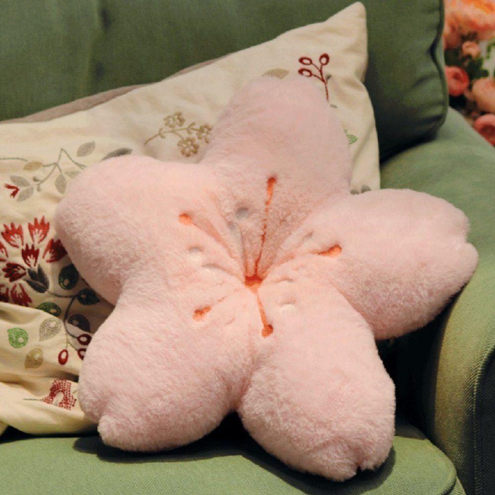 Sakura Cherry Blossom Plush Pillow Cushion | Home Decor Throw Couch Sofa Pillow